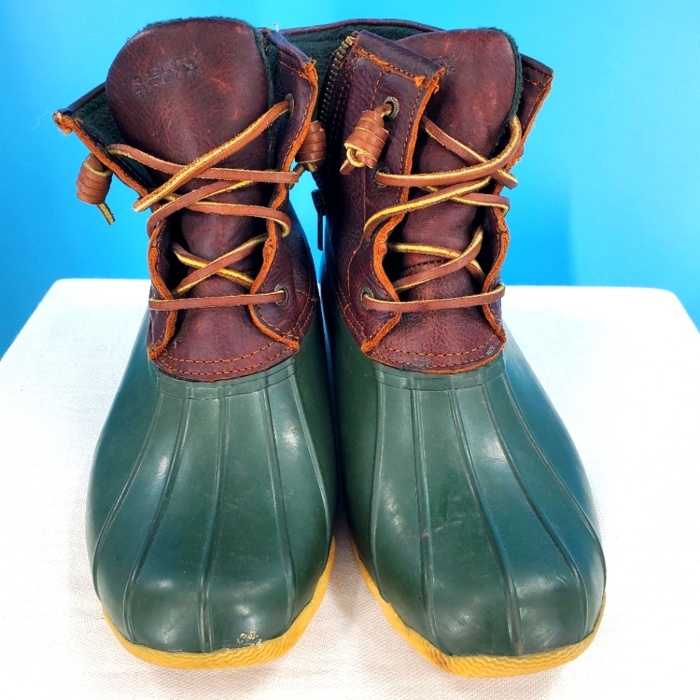 Sperry Saltwater Waterproof Duck Boots Women's 9.5